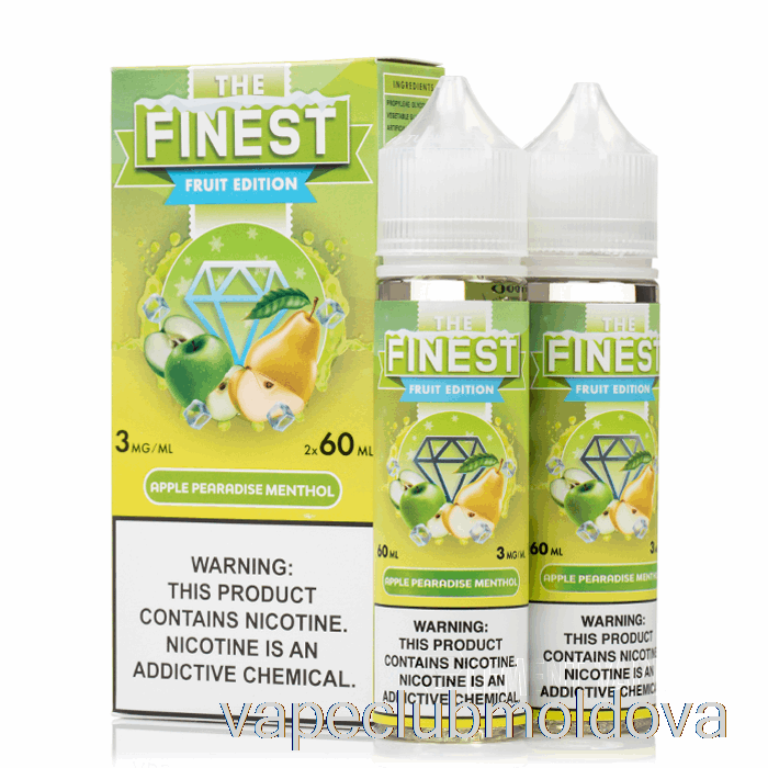 Kit Vape Pod Apple Pearadise Mentol - Cea Mai Buna Editie De Fructe - 120ml 0mg